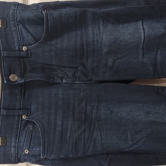 Torrid Womens Deep Indigo Crop Bombshell Premium Stretch Jeans - Picture 2 of 6